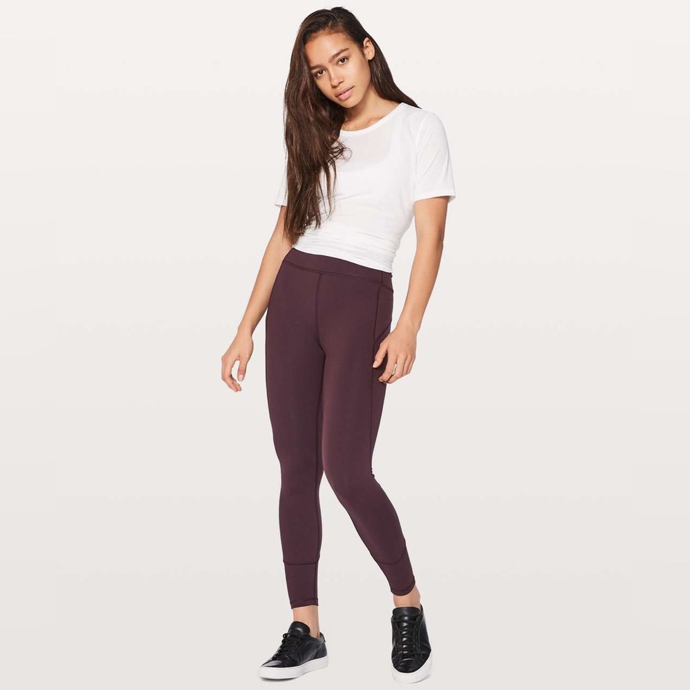 lululemon In Movement 7/8 Tight *Everlux 25 - Size 6